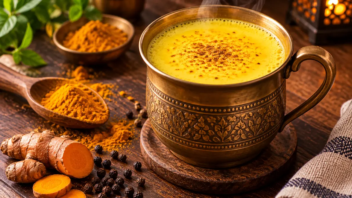 हळदीचं दूध - थंडीत आणि सर्दीत घरचा उपाय