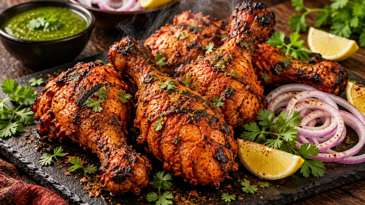 Tandoori Chicken - made at home without a tandoor